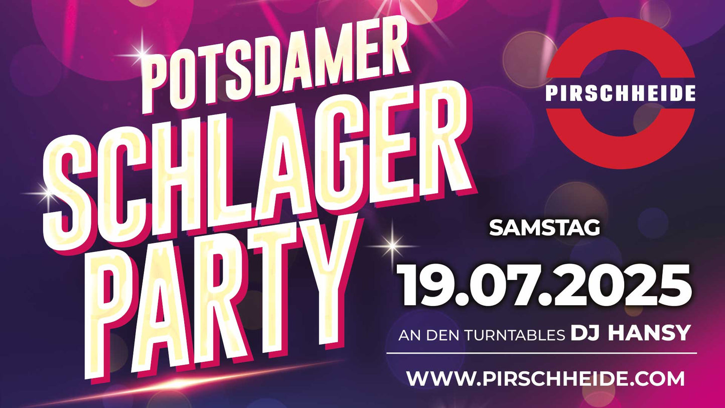 Potsdamer Schlagerparty im Juli 25