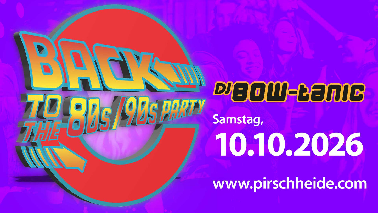 Back to the 80s/90s Party 10/2026