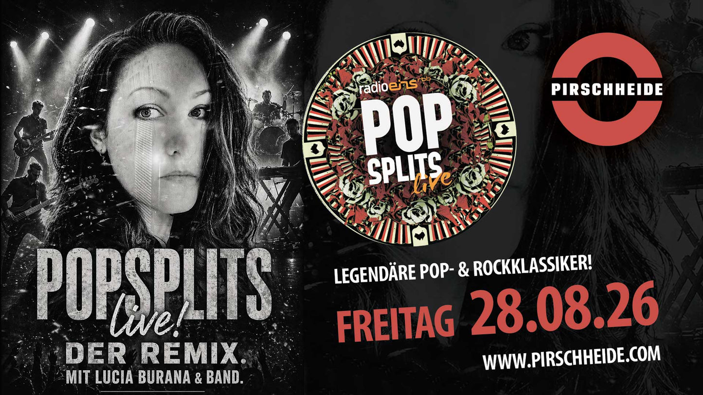 Popsplits live in Concert mit Lucia Burana & Band