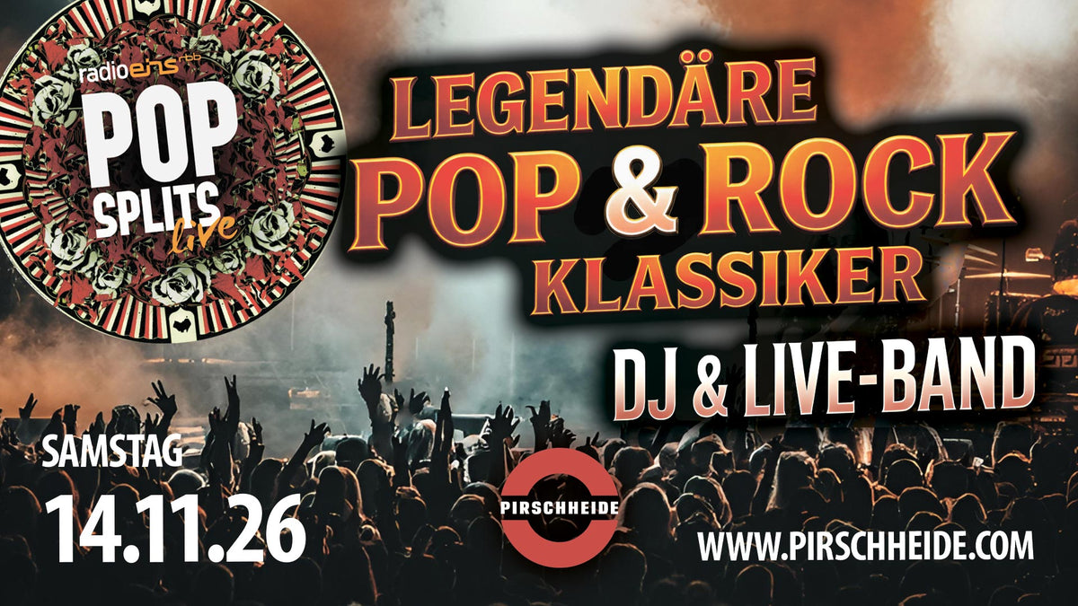 Legendäre Pop- & Rockklassiker – live und voller Energie!
