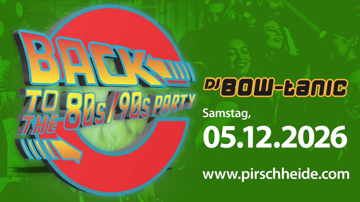 Back to the 80s/90s Party 12/2026