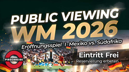 Fussball WM 2026 Public Viewing Eröffnungsspiel